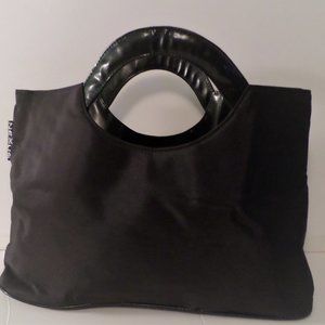Nexus Black  Sleek Shoulder Bag Size; 18"x 10"x 4"